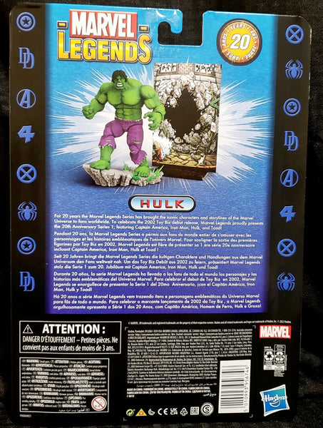 Figurine Hulk 20th Anniversary Legends Series - Deriv'Store