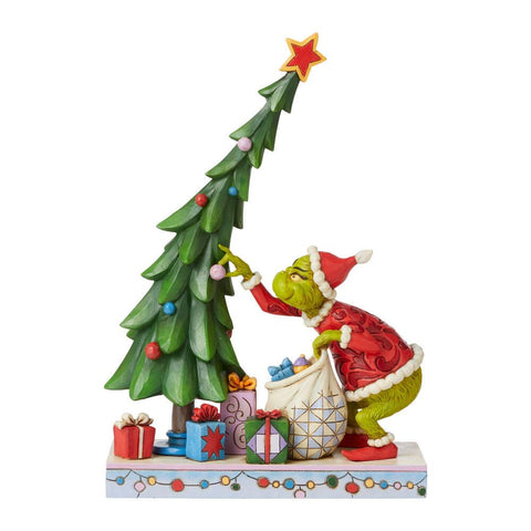 Jim Shore The Grinch Un-decorating The Tree Figurine